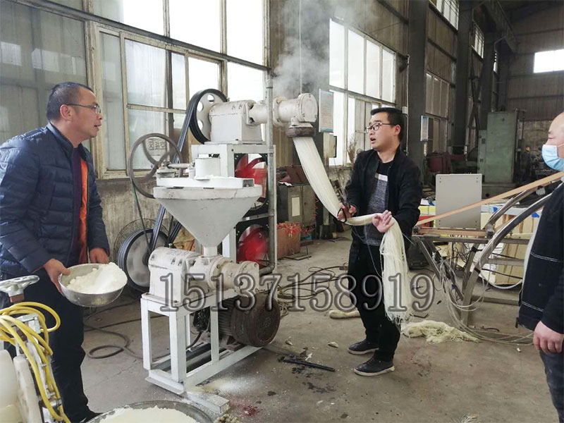 140型米線機試機