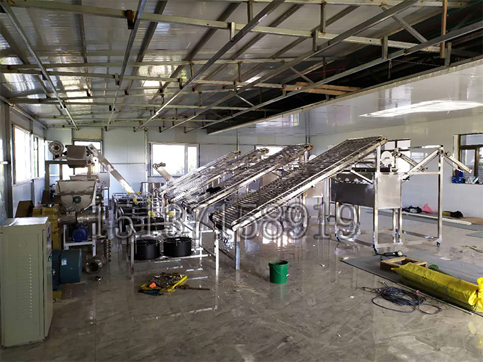 全自動(dòng)米線(xiàn)機(jī)安裝現(xiàn)場(chǎng)